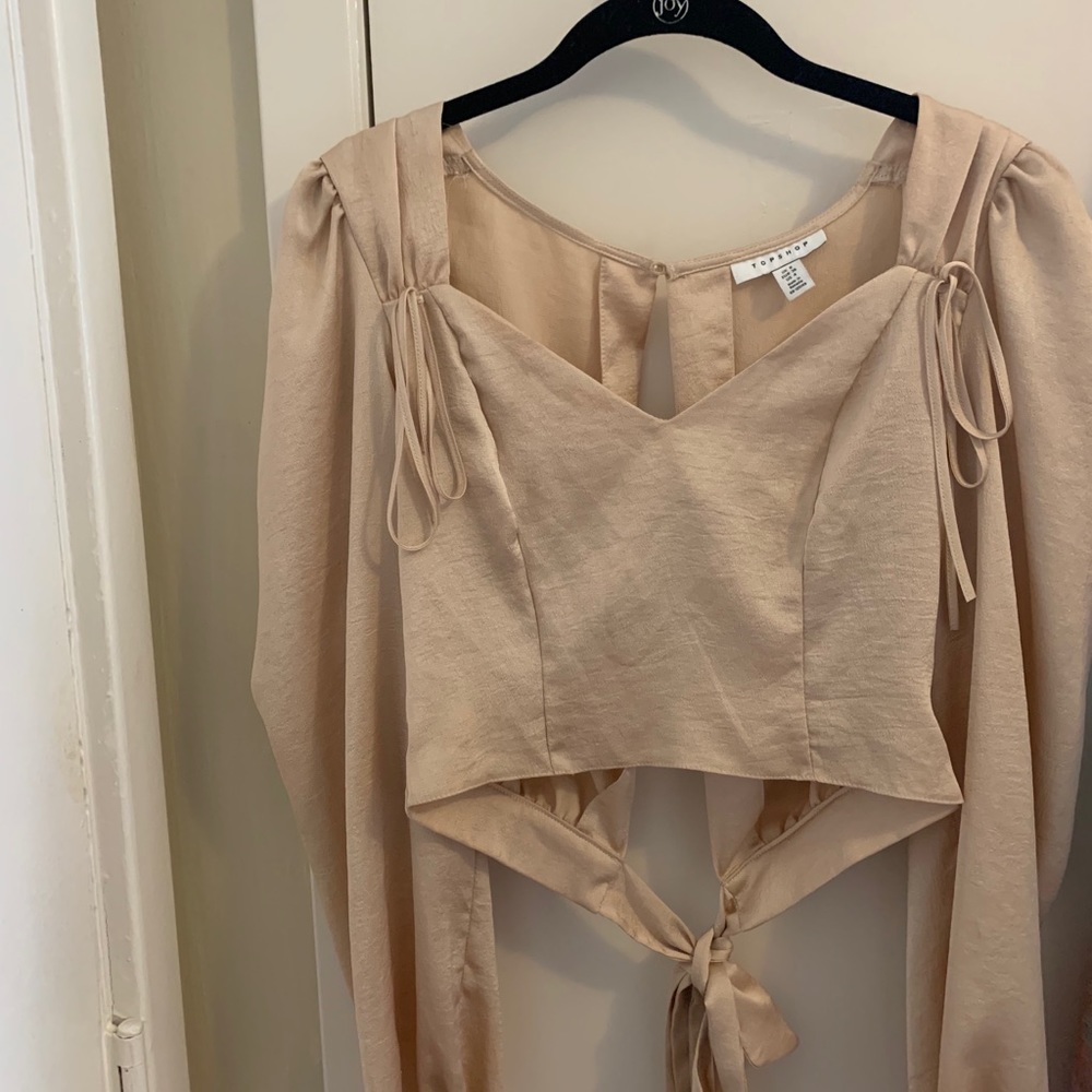 Topshop Champagne Top
